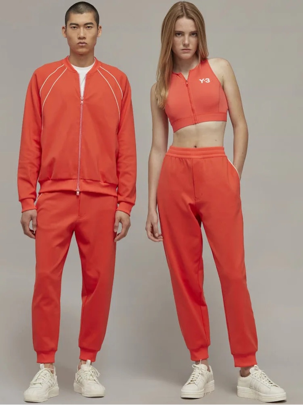 Y-3 Adidas x Yohji Yamamoto Orange Superstar Track Pants Men's Large NWT HZ0160